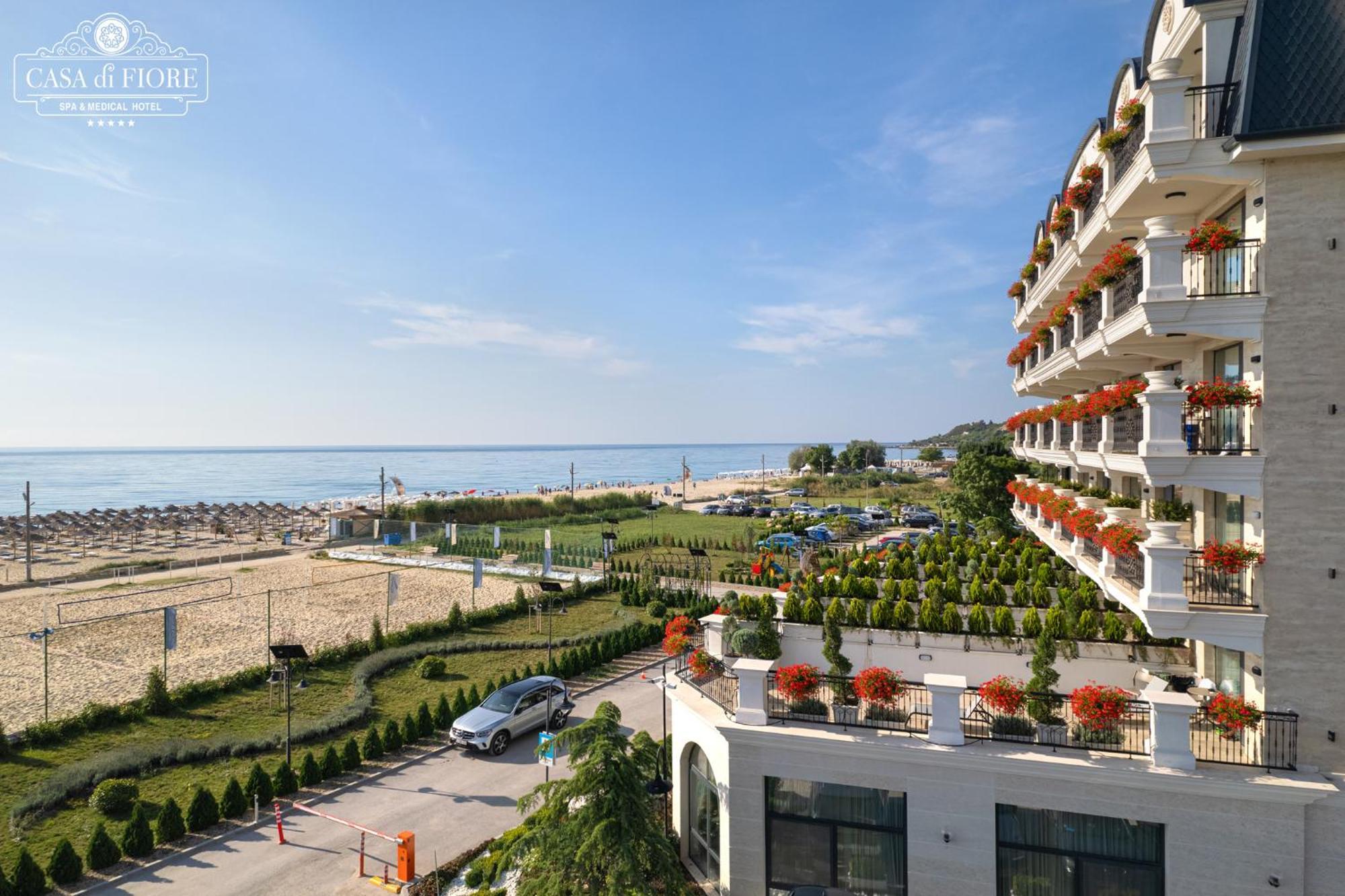 Casa Di Fiore Spa And Medical Hotel, Mineral Pools & Private Beach Kranevo Exterior photo The beach at the complex
